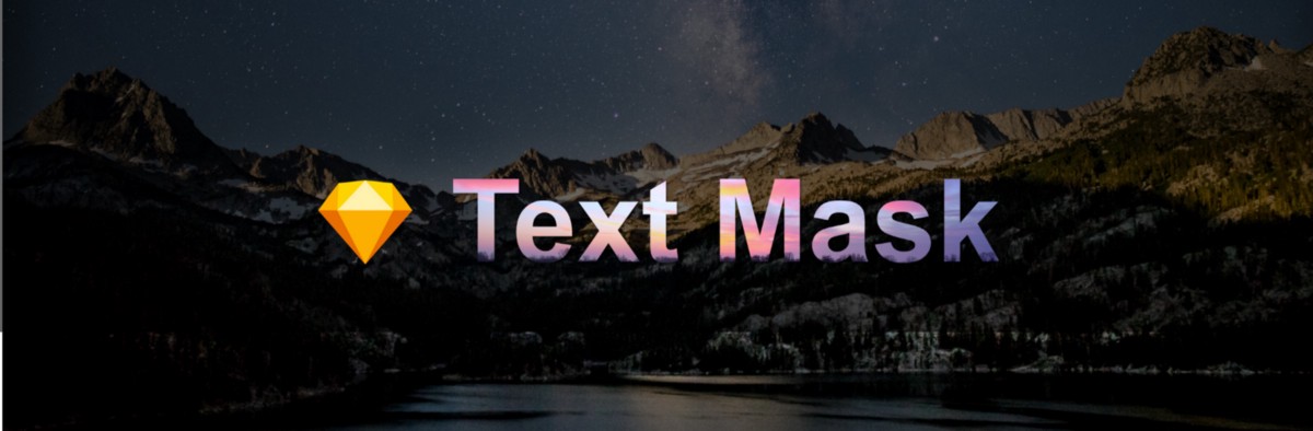 Advanced text mask in sketch