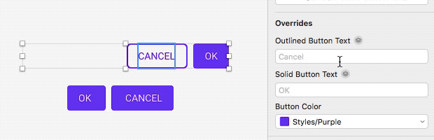 Create adaptive buttons