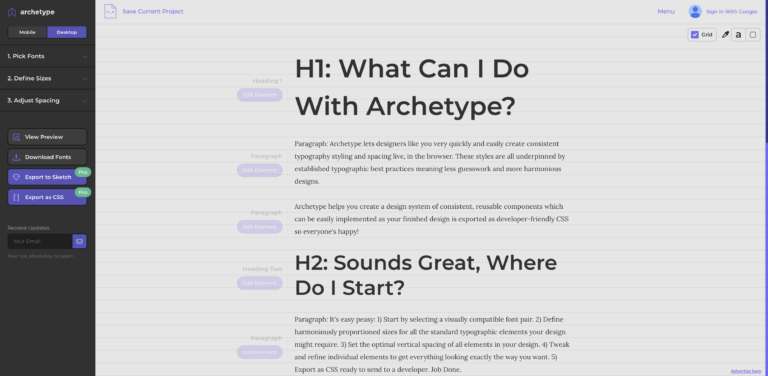 archetypeapp