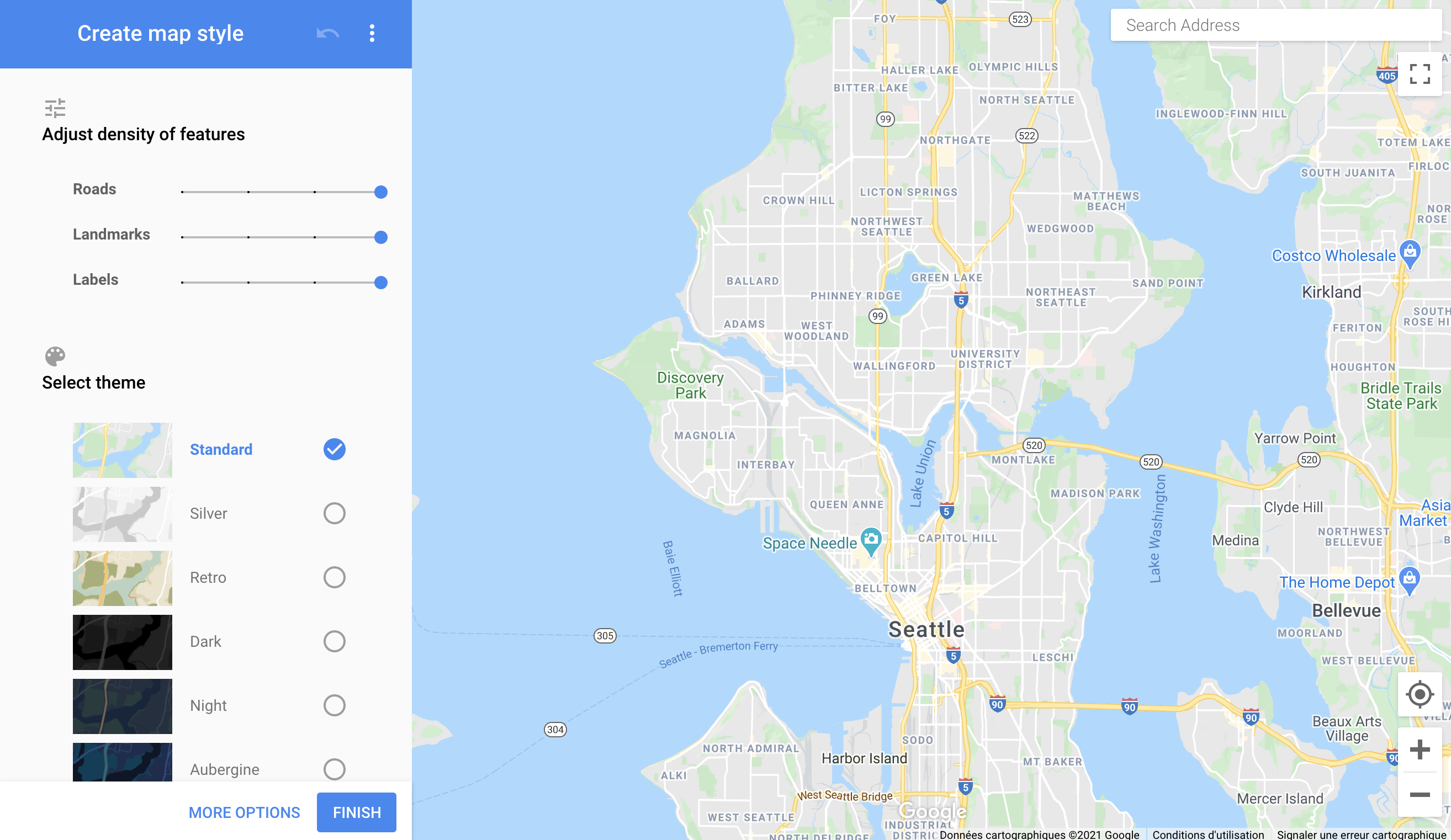 MAP STYLE : Personnalisez le style de vos cartes GoogleMap
