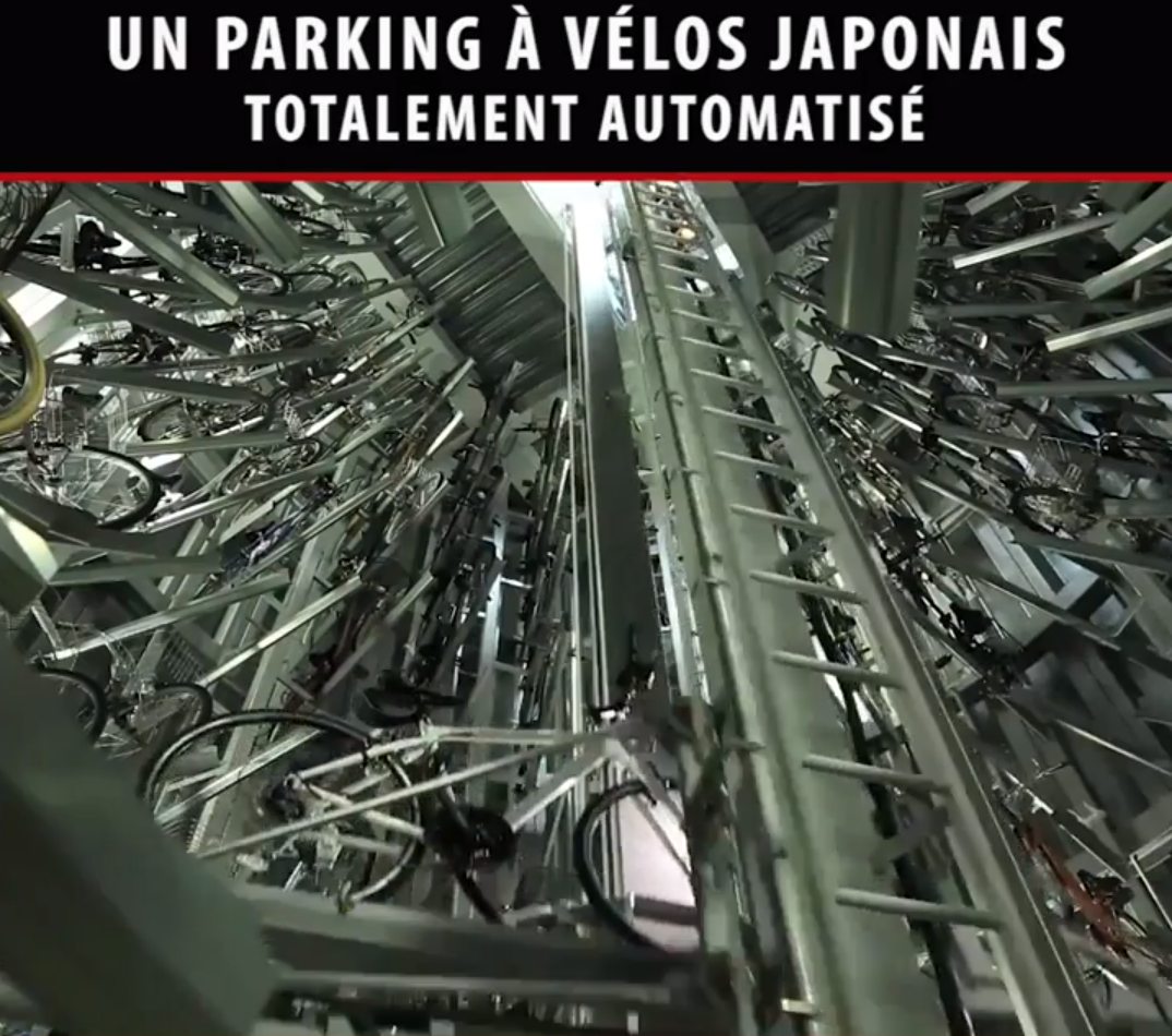 Un parking à vélo japonnais