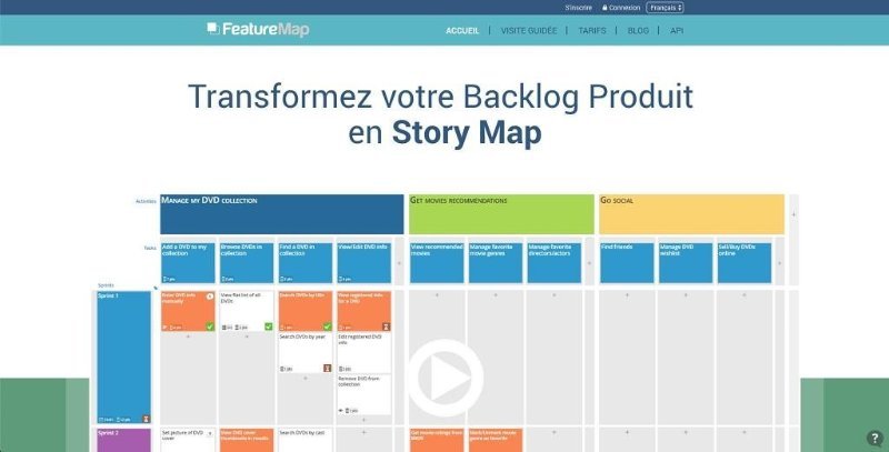 Transformez votre Backlog Produit en Story Map