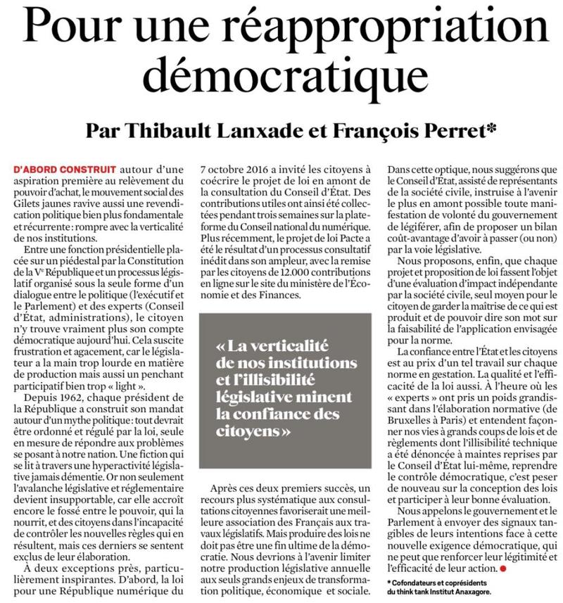 Thibaud Lanxade – Réappropriation démocratique