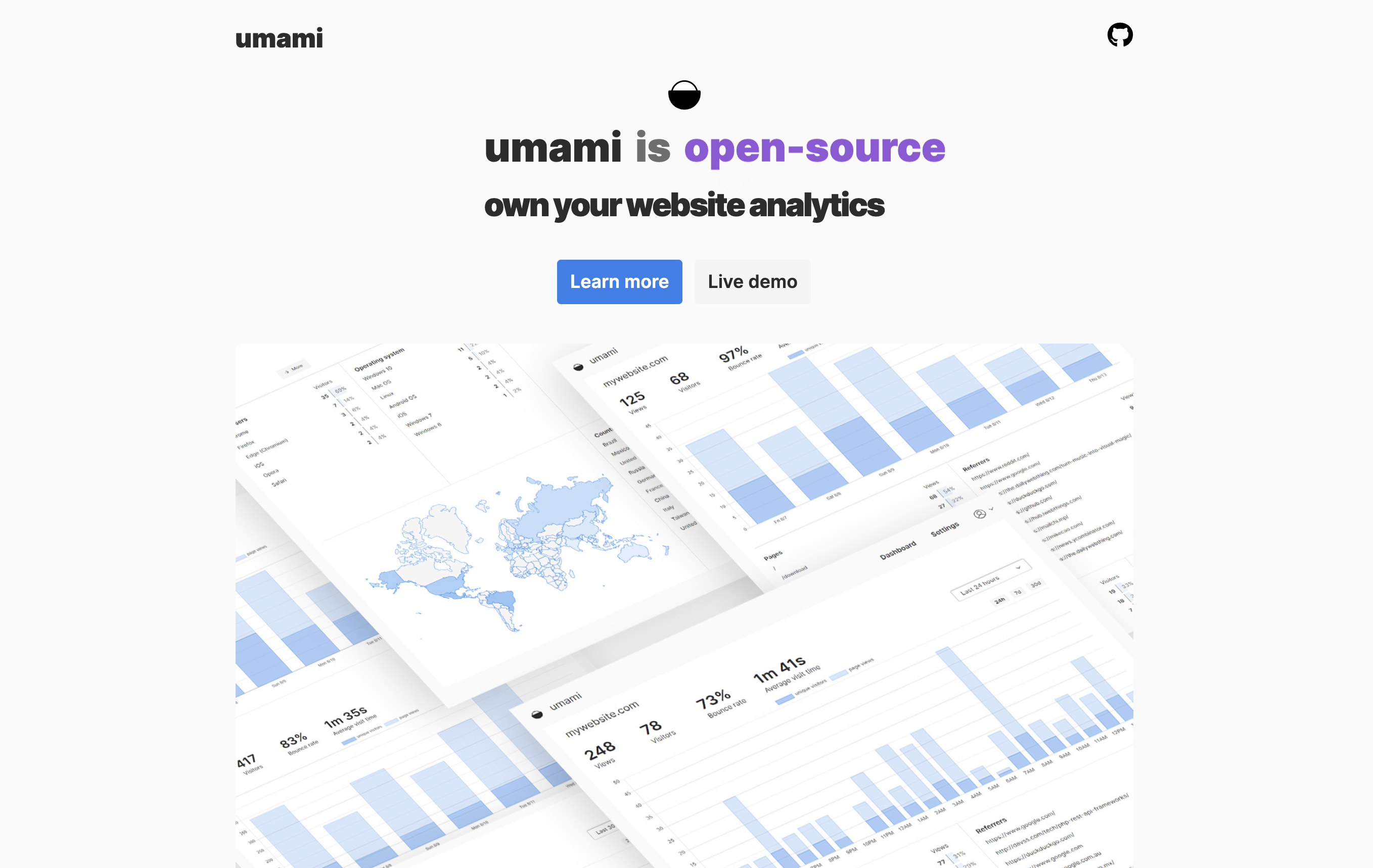 UMAMI : Open source analytics