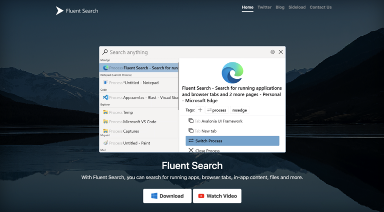 Fluent search