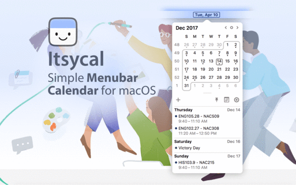 ITSYCAL : calendrier sur mac