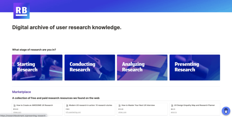 ResearchBookmark