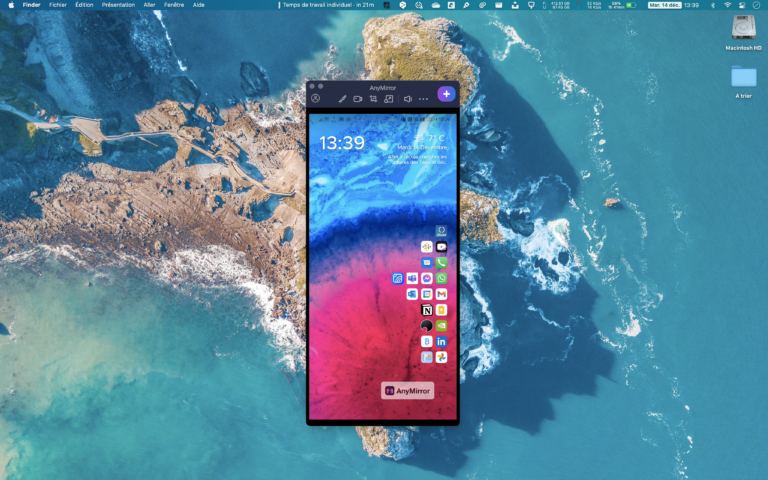 ANYMIRROR : Mirroring de votre écran de smartphone sur ordinateur