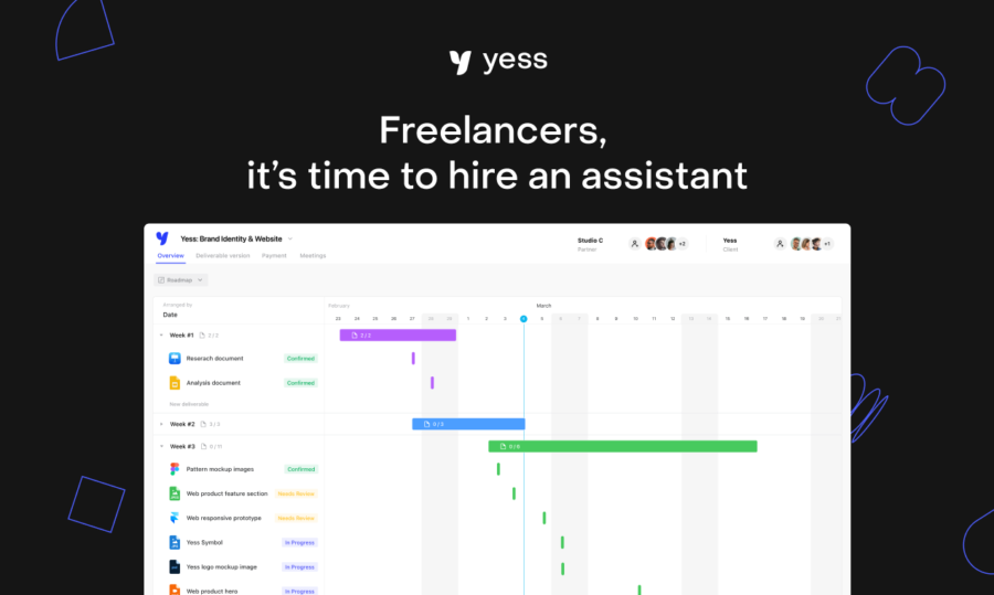 YESS : outil de gestion tout en un pour Freelance et / ou agence
