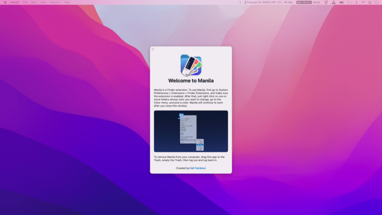 MANILA : Organiser vos dossiers par couleur sur MacOS