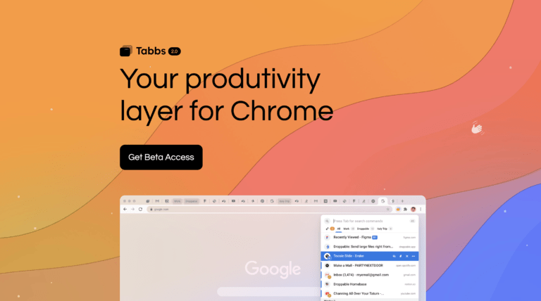 TABBS : Spotlight adapté à un usage clavier pour les onglets Chrome