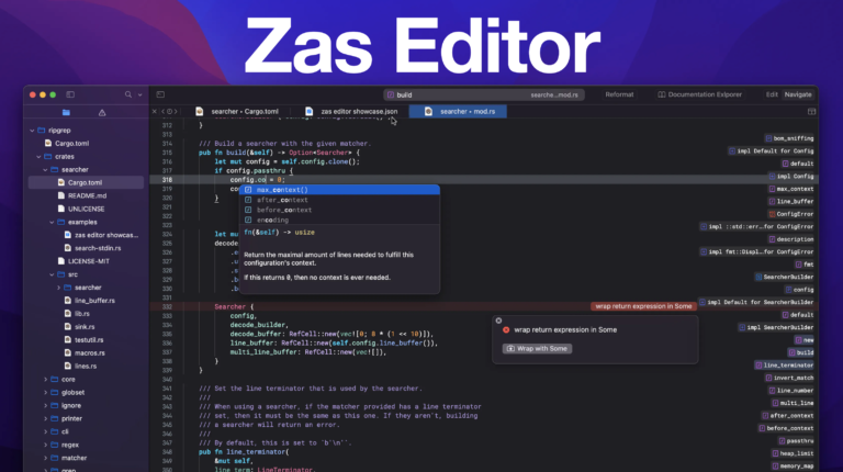 ZAS EDITOR