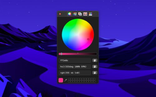 SYSTEM COLOR PICKER : Le Color Picker MacOS avec plein de nouvelles fonctionnalités