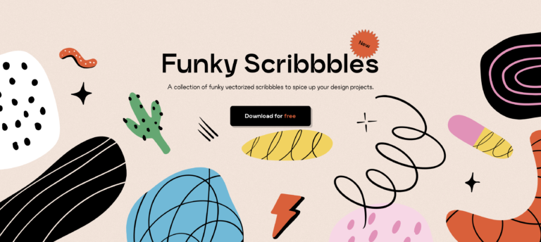 SCRIBBLE : Asset graphique handdrawn