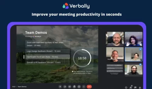 VERBALLY : Assistant de réunion pour Zoom Et GoogleMeet
