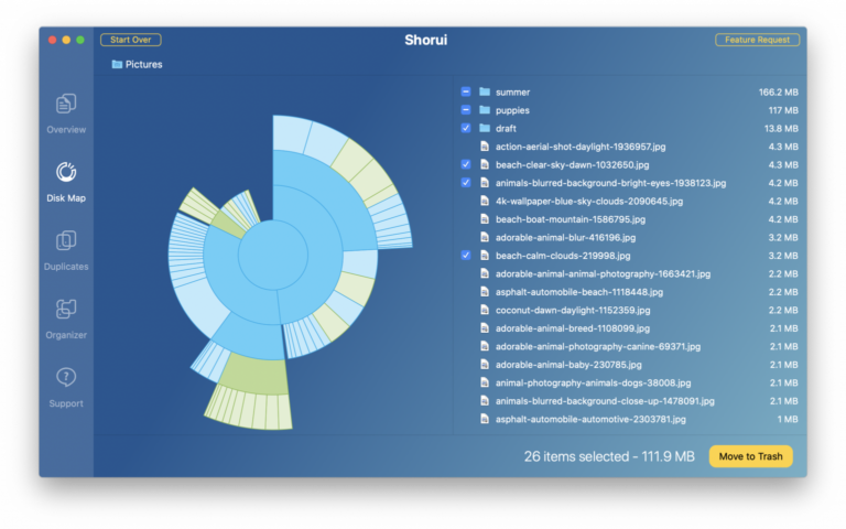 SHORUI : Gestion de votre espace disque MAC