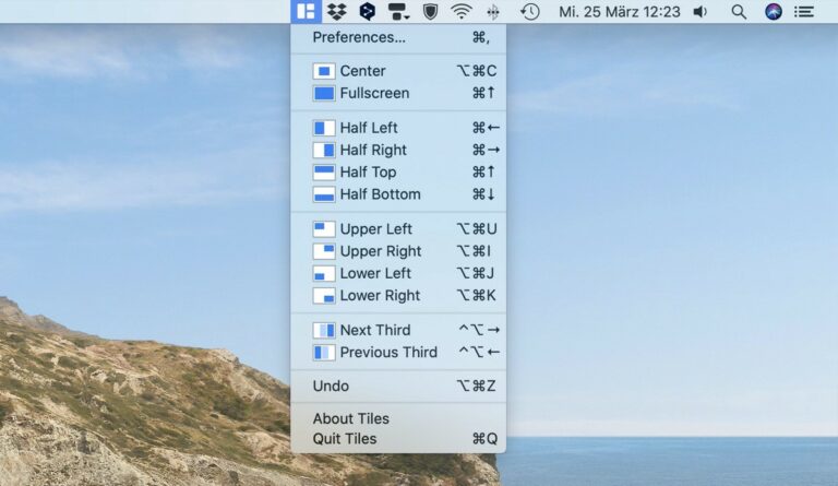 TILES : gestionnaire de fenêtres légé pour MacOS