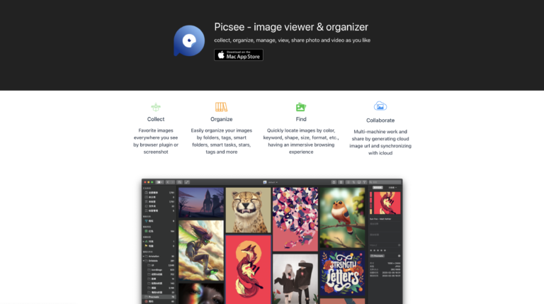 PICSEE : Gestion de vos photos