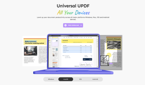 UPDF : Editeur pdf gratuit, multiplateforme