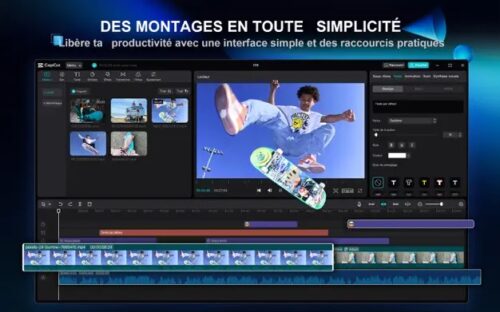 CAPCUT : Application de montage vidéo en ligne gratuite