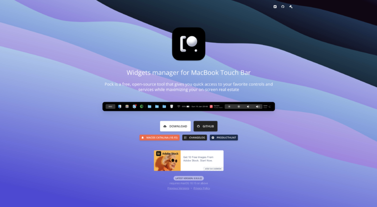 POCK : customisez votre TouchBar Mac