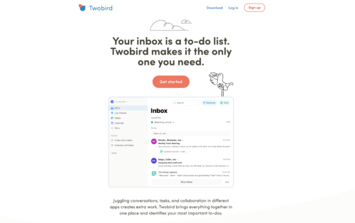 TWOBIRD : Client “Inbox Zero” et désabonnement rapide