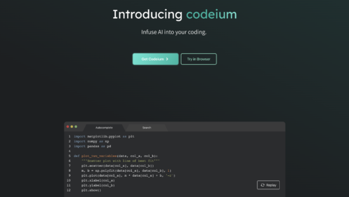 CODEIUM : Un assistant IA pour vous aider à coder