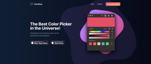 ColorSLURP : Color Picker pour MACOS