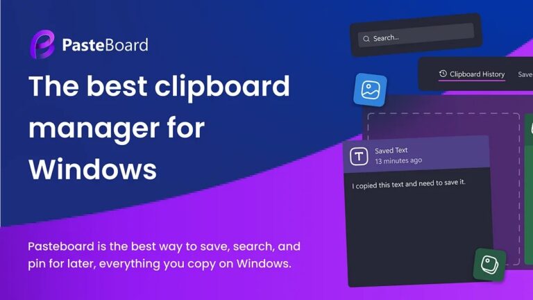 PASTEBOARD : Le meilleur gestionnaire de presse-papiers pour Windows