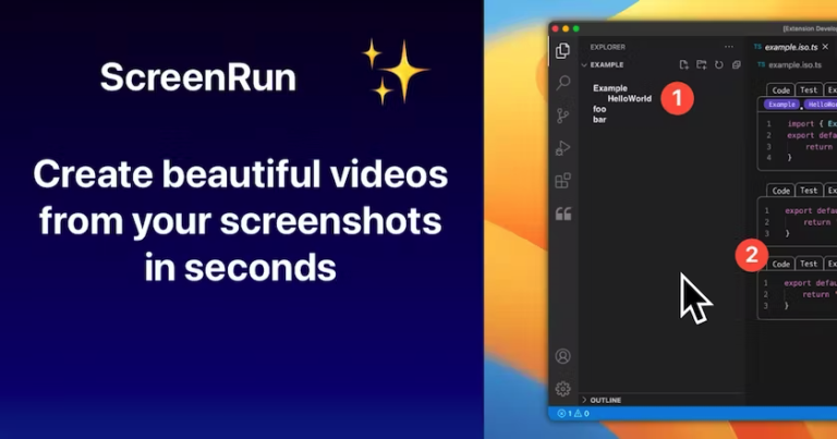 SCREENRUN : de belles vidéos annotées directement