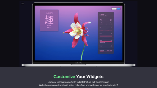 HOLOGRAM : Fonds d’écran et widgets personnalisés pour macOS