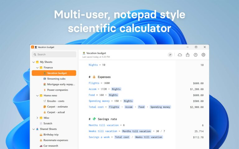 FIGR : Calculatrice et prise de notes