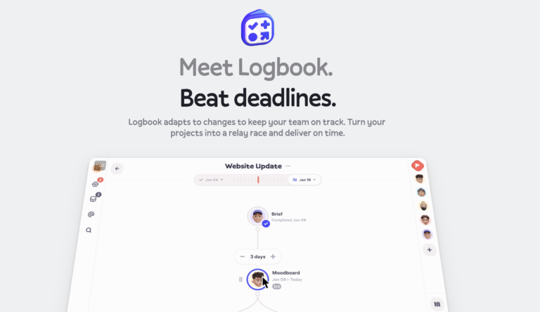 LOGBOOK : Transformez vos projets en course de relais et respectez vos délais