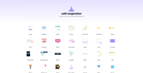 CALL TO INSPIRATION : Bibliothèque d'inspiration design