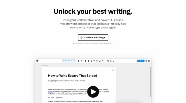 LEX WRITE : Traitement de texte collaboratif avec IA