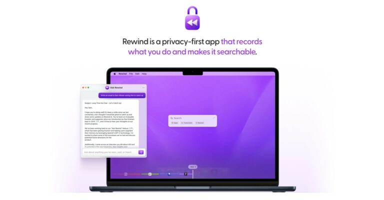 REWIND : Une IA véritablement personnalisée sur votre usage numérique
