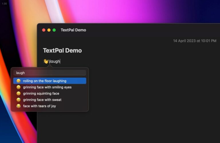 TEXTPAL : le sélecteur d’emojis ultra-rapide pour macOS