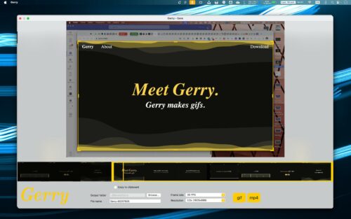 GERRY : Screen Recording MacOS