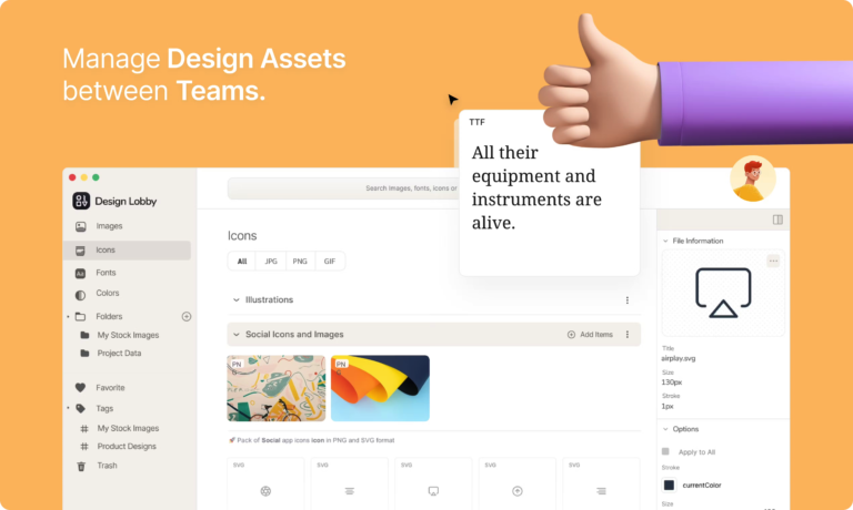 DESIGN LOBBY : Stockage et contrôle de versions de vos assets créatifs