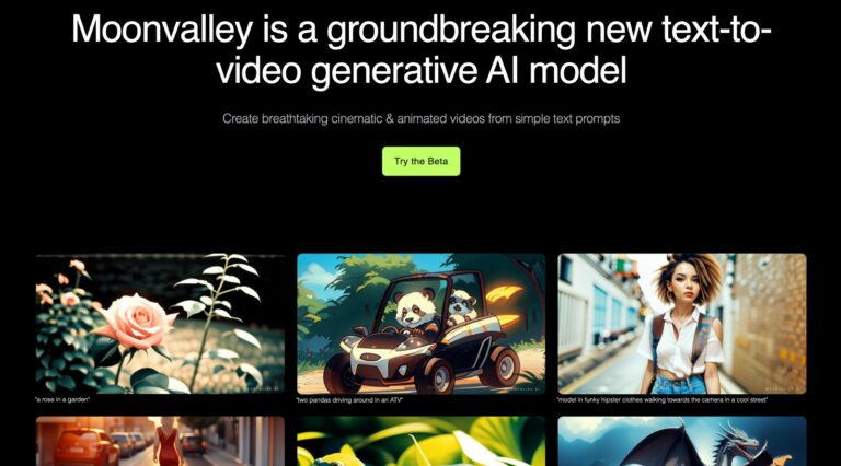MOONVALLEY : Vidéo par intelligence artificielle