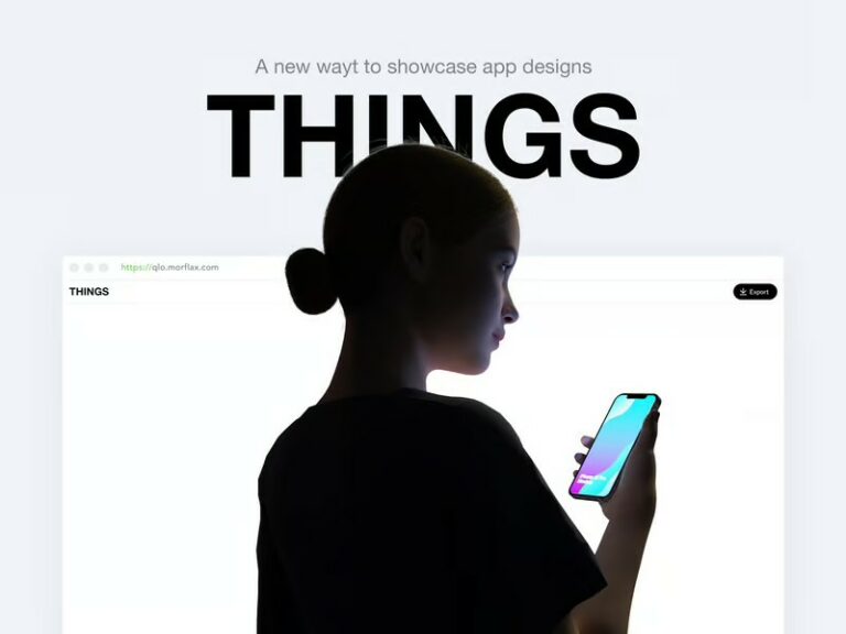 THINGS : Vos mockups rapidement et simplement