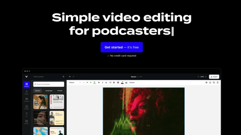VOKAL : Créez de superbes vidéos pour votre podcast.