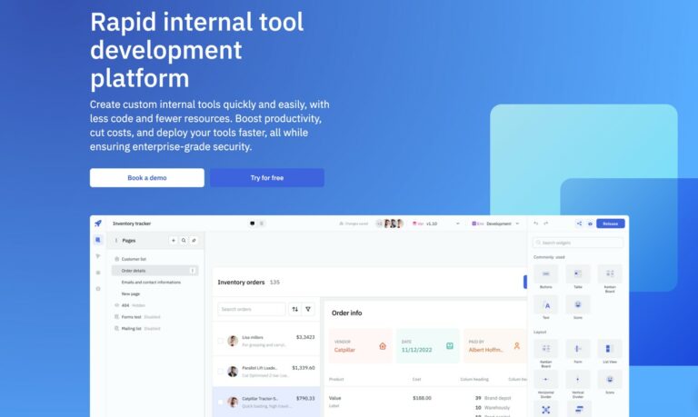 TOOLJET : Plate-forme NoCode pour vos outils internes