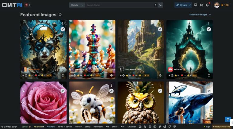 CIVITAI : Plateforme de création et d’exploration de médias générés par l’IA