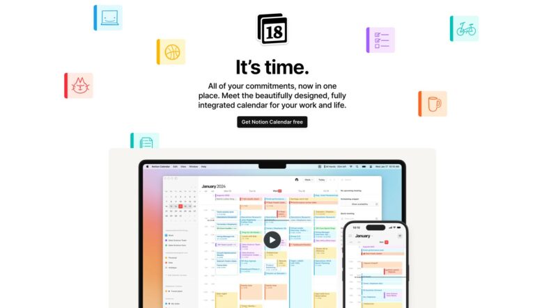 NOTION CALENDAR : Cron appartient maintenant à Notion