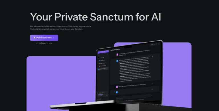 SANCTUM AI : votre assistant privé d’IA locale