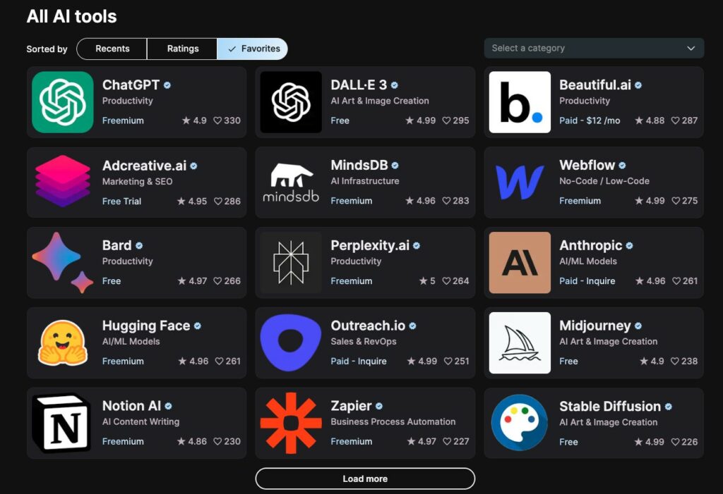 AI TOOL DIRECTORY : Bibliothèque d’IA – Clement MONDARY