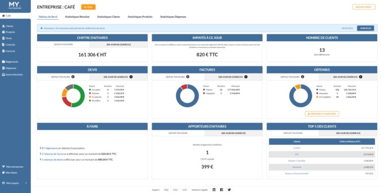 MY FACTURATION : Logiciel de facturation complet et en français