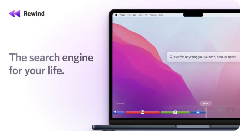 REWIND : Une « TimeMachine » différente pour votre Mac