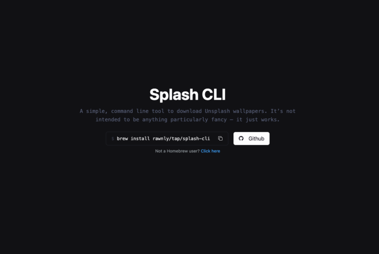 SPLASH CLI : Téléchargez des fonds d’écran UNSPLASH